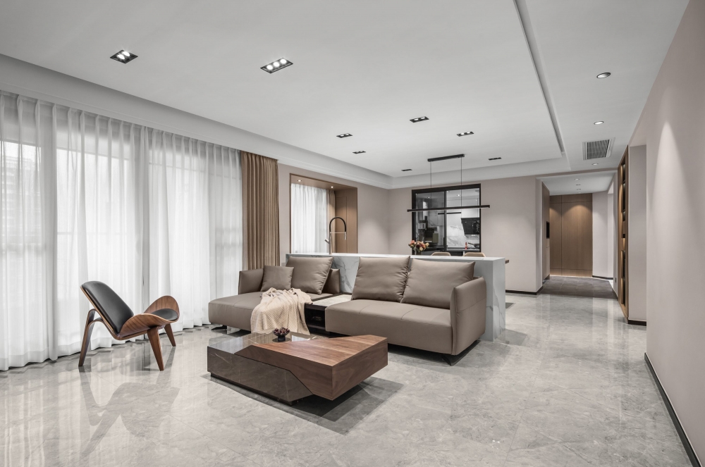 142平原木风格装修效果图