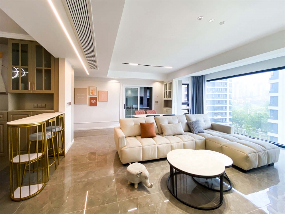 江北区136㎡现代简约风格设计案例