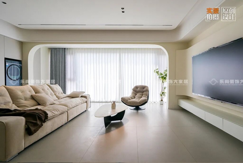 南岸区刘家坪120㎡奶油风设计 案例