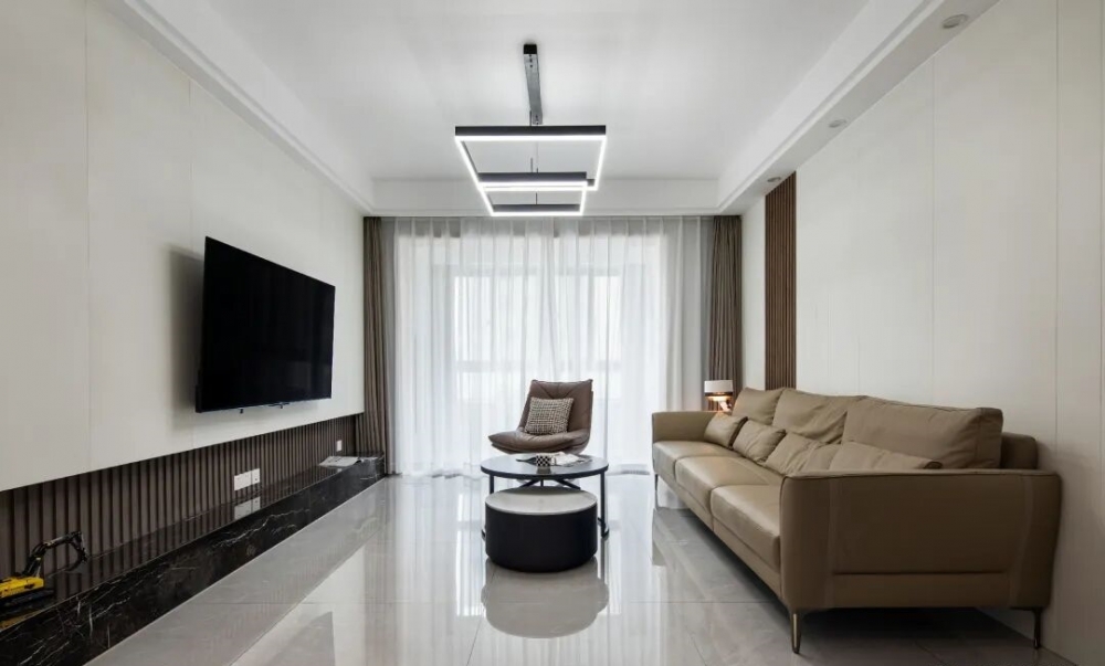 金茂悦府108㎡现代简约风格设计案例