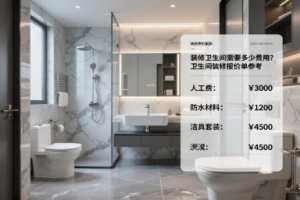 装修卫生间需要多少费用？卫生间装修报价单参考