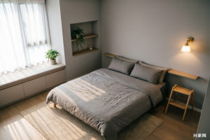 小户型卧室放不下床头柜？几招装修设计轻松解决