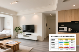 60平米装修多少钱？60平基装详细报价表