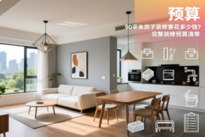 90平米房子装修要花多少钱？完整装修预算清单
