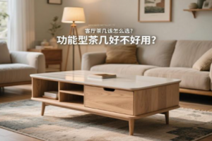 客厅茶几该怎么选？功能型茶几好不好用？