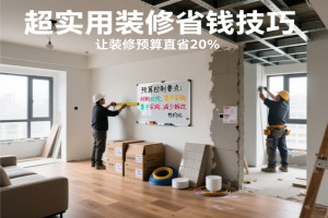 超实用装修省钱技巧！让你的装修预算直省20%