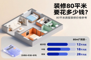 装修80平米要花多少钱？80平米房屋装修价格参考