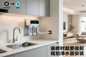 家里有没有装净水器的必要？装修时就要提前规划净水器安装