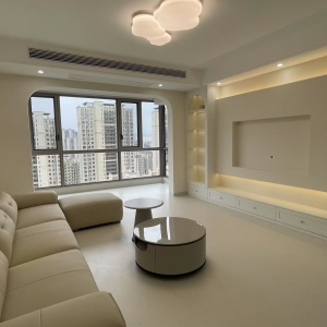 90平法式奶油风装修效果图