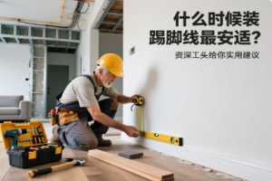 什么时候装踢脚线最合适？资深工头给你实用建议