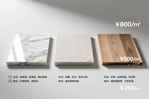 3种飘窗台面材料对比：优缺点及价格一览