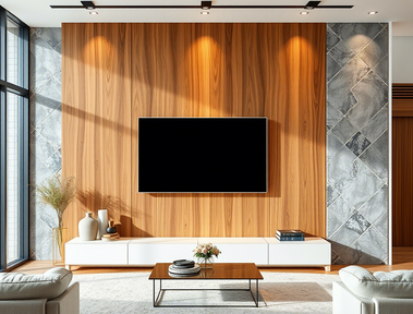电视背景墙材质怎么选？主流品类特性与搭配建议详解