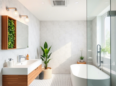 卫生间无窗困扰？5 招教你打造明亮通风卫浴空间