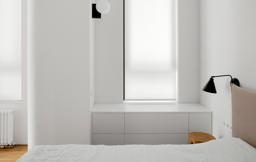 公寓:全白与木质温暖相遇的地方 公寓:全白与木质温暖相遇的地方