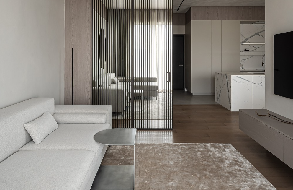 112平二室现代极简风格装修效果图 112平二室现代极简风格装修效果图