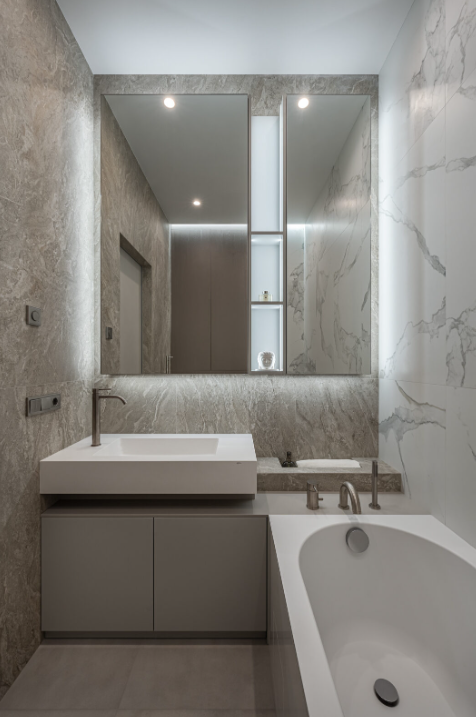 112平二室现代极简风格装修效果图 112平二室现代极简风格装修效果图