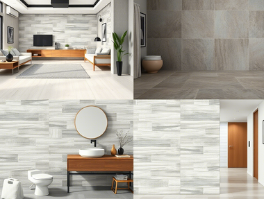 家居瓷砖选购指南：四大主流瓷砖种类解析与适用场景搭配