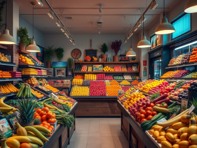 水果店装修吸客指南：从灯光设计到陈列布局的实用装修要点解析