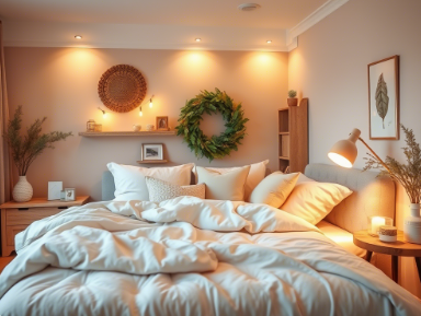 卧室温馨氛围打造指南：从配色到软装的装修实用技巧