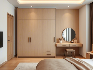 衣柜梳妆台一体化设计全攻略：如何打造实用又高颜值的梳妆空间？