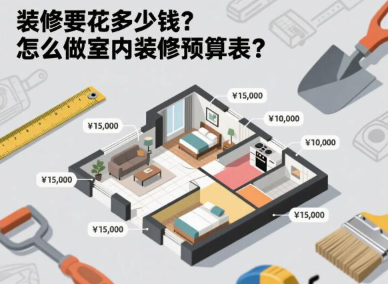 装修要花多少钱？怎么做室内装修预算表？