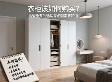 衣柜该如何购买？这些重要的选购考虑因素要知道