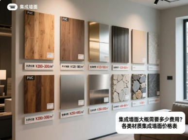集成墙面大概需要多少费用？各类材质集成墙面价格表