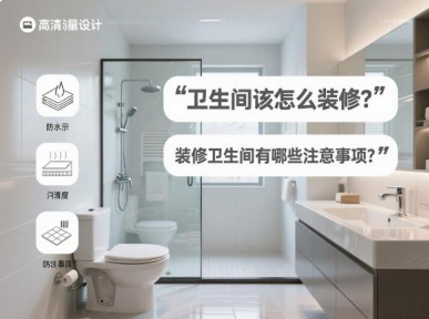 卫生间该怎么装修？装修卫生间有哪些注意事项？
