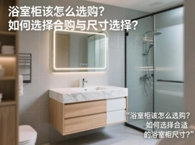 浴室柜该怎么选购？如何选择合适的浴室柜尺寸？