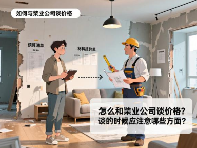 怎么和装修公司谈价格？谈的时候需要注意哪些方面？
