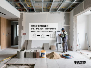 半包装修包含哪些项目？半包一平方多少钱？