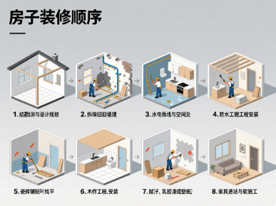 房子装修顺序是什么?完整装修步骤指南 房子装修顺序是什么?完整装修步骤指南
