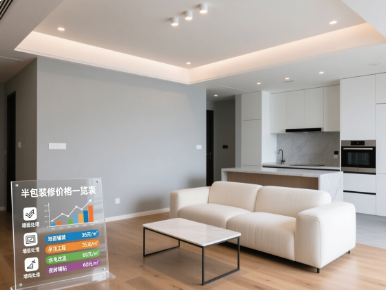 半包装修多少钱一平米？完整价格一览表分享