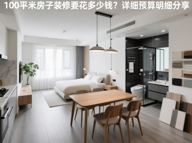 100平米房子装修要花多少钱？详细预算明细分享