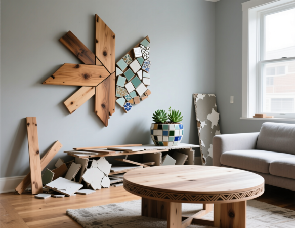 装修剩余材料别浪费！这样巧做装饰效果超赞