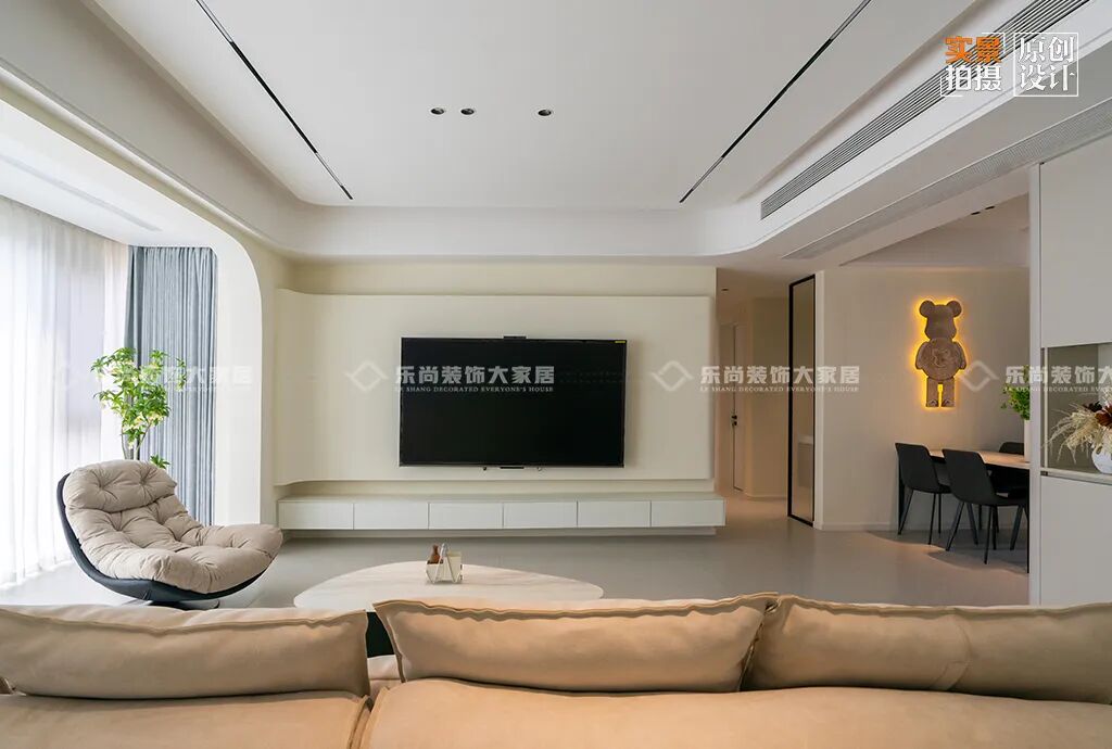 南岸区刘家坪120㎡奶油风设计 案例