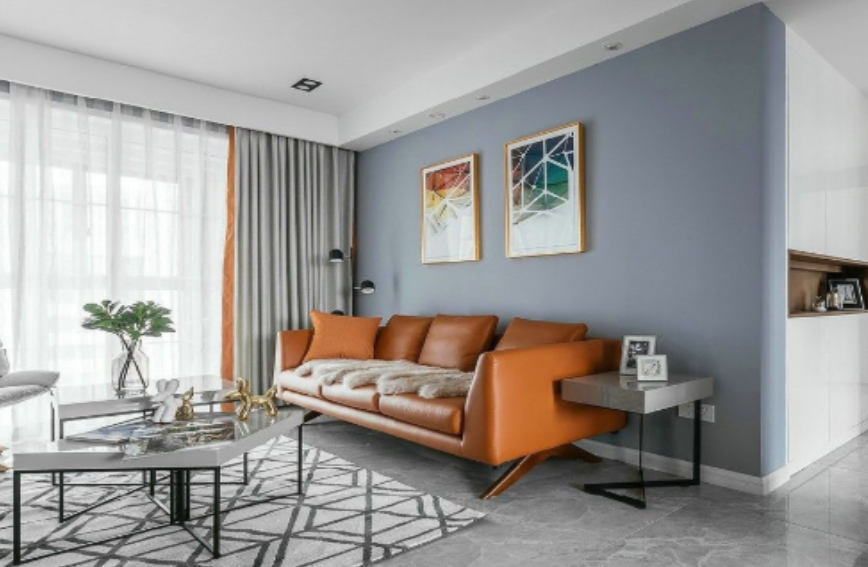 122㎡三室二厅现代简约风格装修效果图