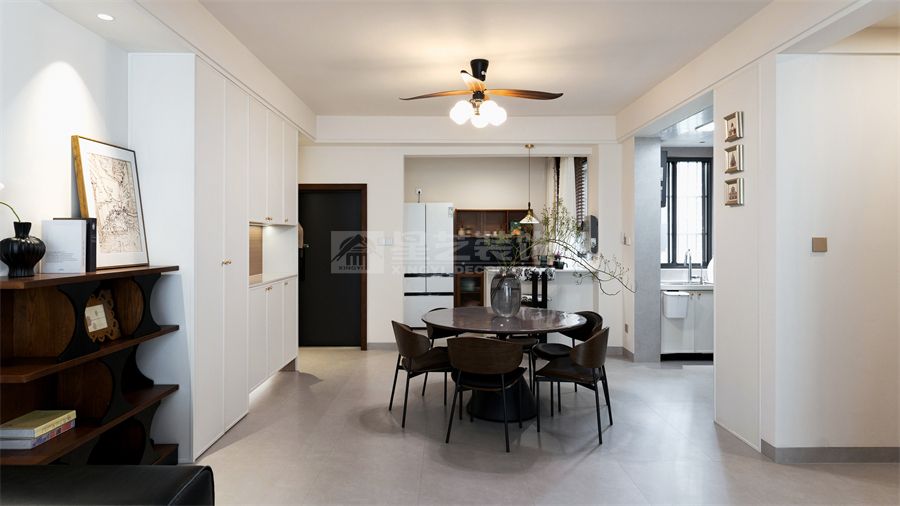 凤岭名园140㎡中古风设计案例