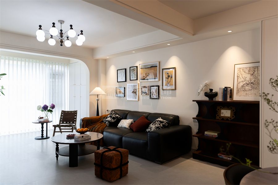 凤岭名园140㎡中古风设计案例