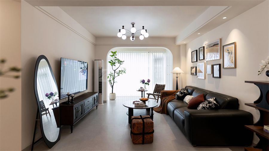 凤岭名园140㎡中古风设计案例